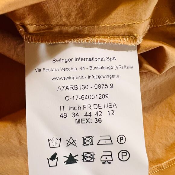 Genny Poplin Tie Front Romper Size 12 - Picture 6 of 12